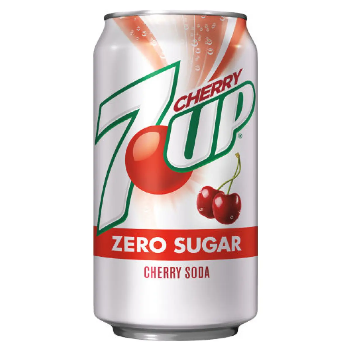 7UP Zero Sugar Cherry Soda Can