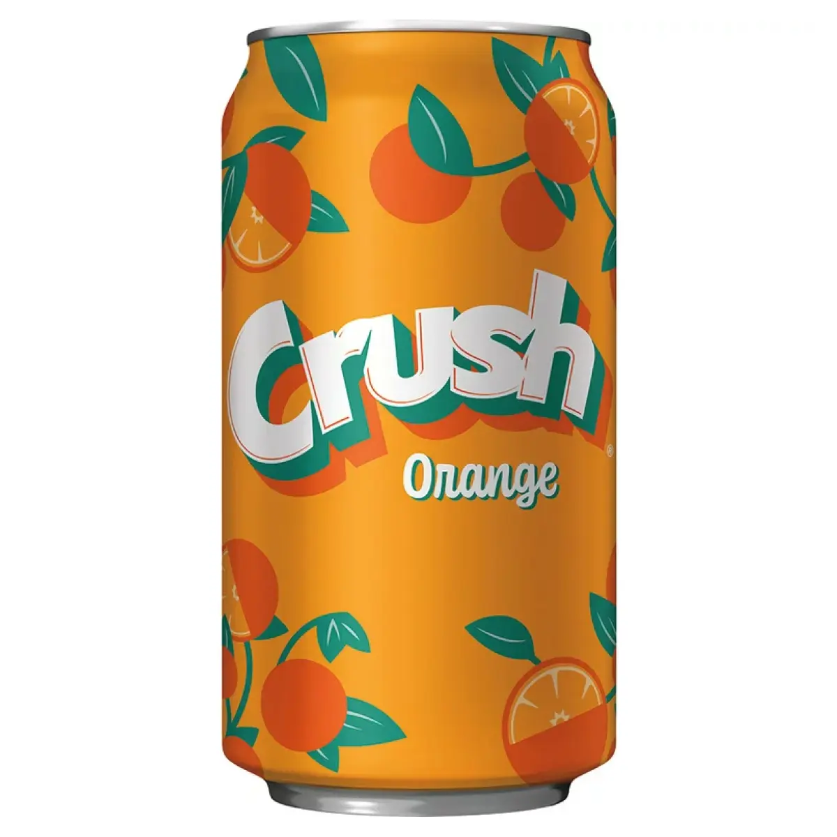 Crush Orange Soda Can