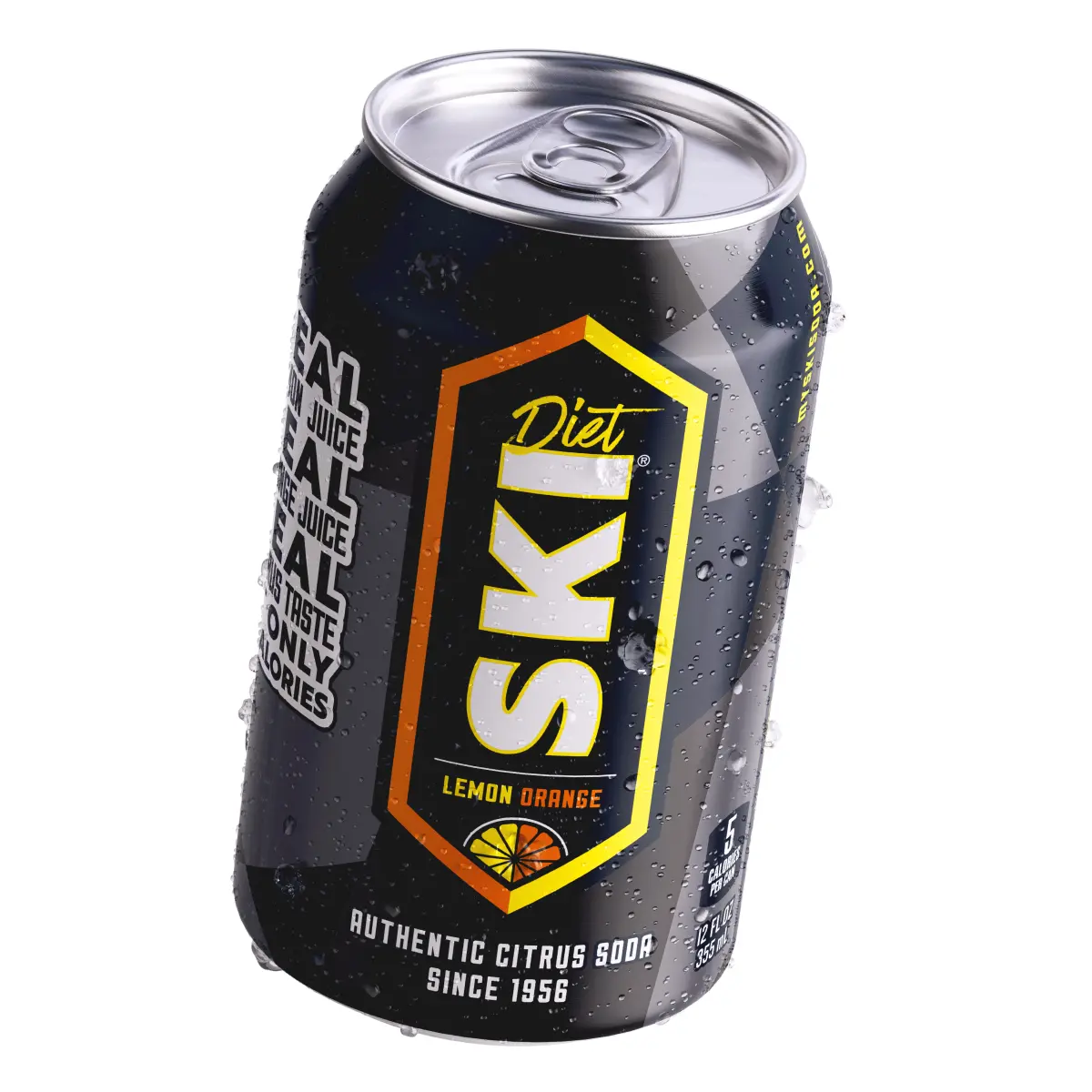 Ski Diet Lemon Orange Soda