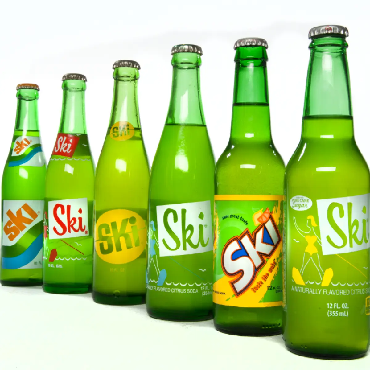 SKI Soda Vintage Bottle Style