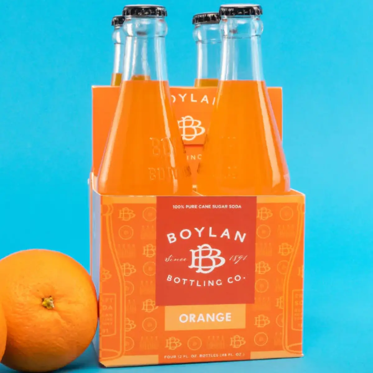 Boylan Orange Cane Sugar Soda