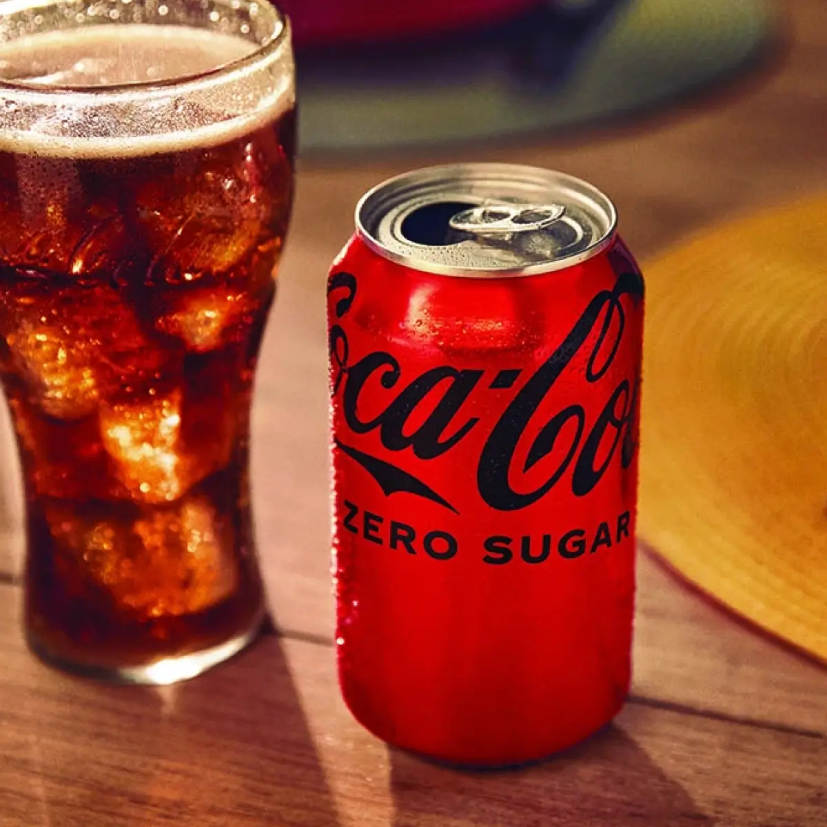 Coca-Cola Zero Sugar Poured